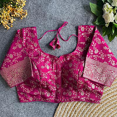 P311: Beautiful Dola Silk Readymade Blouses