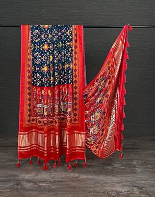 B859: Beautiful Gajji Silk Duppatas
