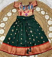 P01: Beautiful  Soft Silk Paithani Lehenga Sets