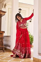 P85: Beautiful Designer Georgette Lehenga Sets P85: Beautiful Designer Georgette Lehenga Sets