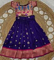 P01: Beautiful  Soft Silk Paithani Lehenga Sets