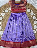 P01: Beautiful  Soft Silk Paithani Lehenga Sets