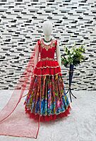 P171: Beautiful Designer Georgette Kid Lehenga Set P171: Beautiful Designer Georgette Kid Lehenga Set