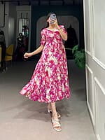 B1463: Beautiful Georgette Frocks