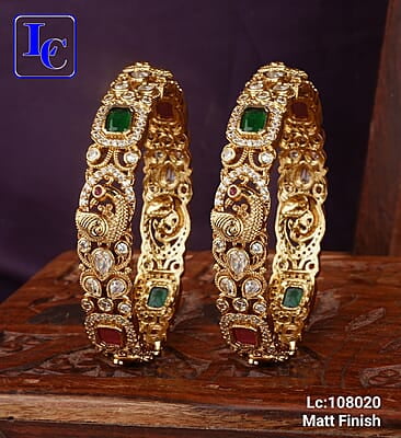 V85: Beautiful Matt Finish Bangles