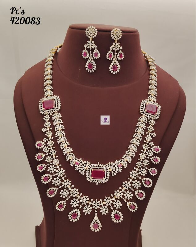V595: Beautiful 2 Layered Long Haram Set