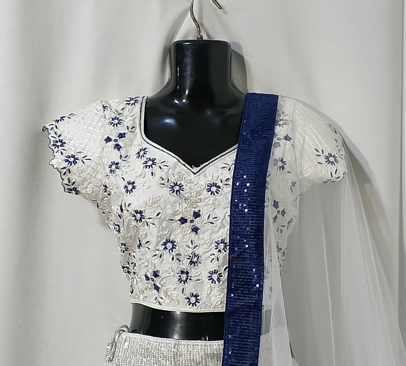 c050: Ready To Ship Sequins Lehenga Set