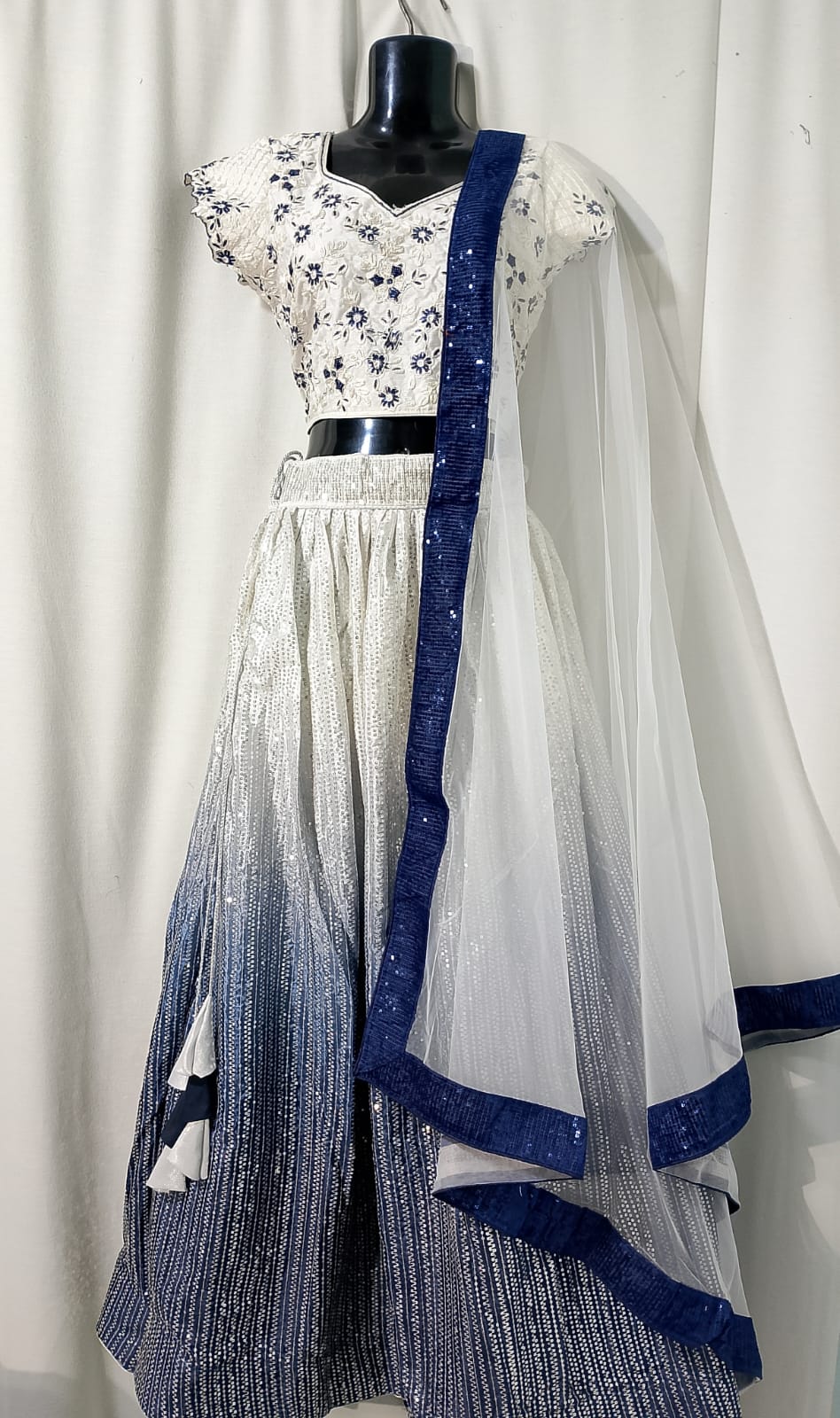 c050: Ready To Ship Sequins Lehenga Set