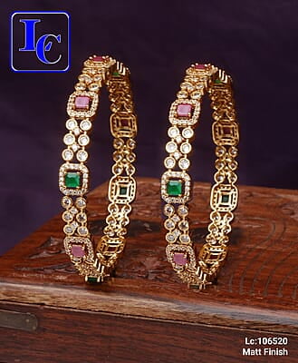 V87: Beautiful Matt Finish Bangles