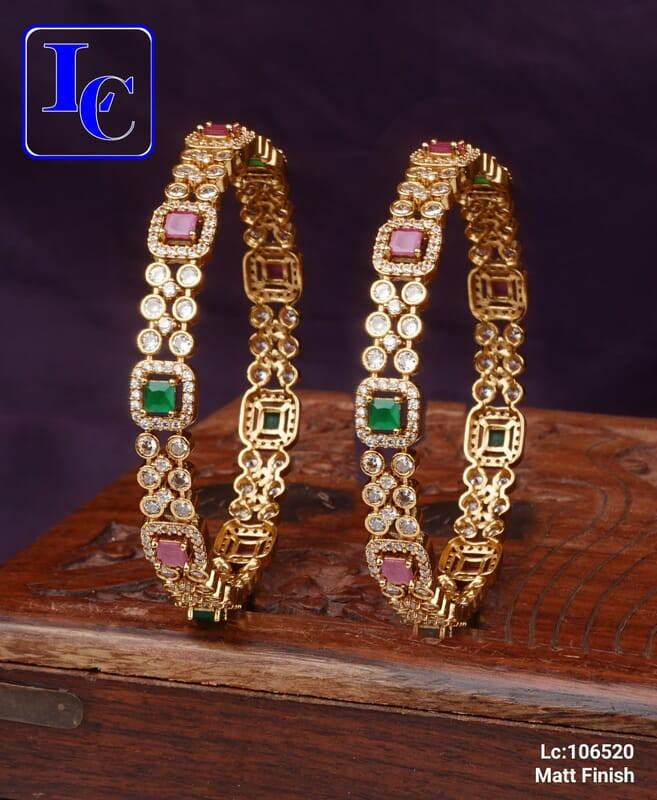 V87: Beautiful Matt Finish Bangles