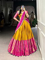 P552: Beautiful Soft Silk Lehenga Sets