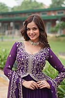 P321: Beautiful Georgette Frocks With Duppata