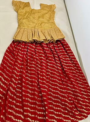 B1453: Ready To Ship Designer Kids Lehenga Set