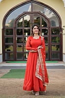 B3023: Beautiful Georgette 2PC Long Dresses B3023: Beautiful Georgette 2PC Long Dresses