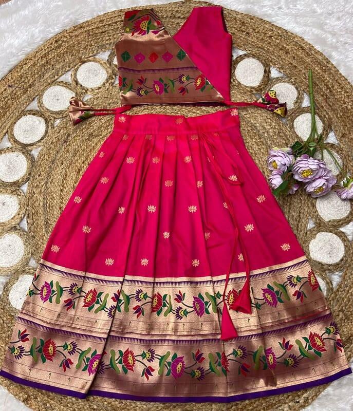 V123: Beautiful Soft silk paithani lehanga sets V123: Beautiful Soft silk paithani lehanga sets
