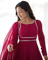 B2095: Beautiful 3PC Georgette Dress Sets