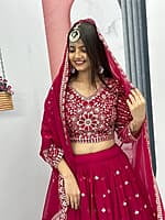 V14: Beautiful Georgette Lehanga Set