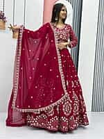 V14: Beautiful Georgette Lehanga Set