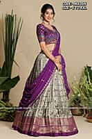 B3336: Beautiful Banarasi Lehenga Set B3336: Beautiful Banarasi Lehenga Set