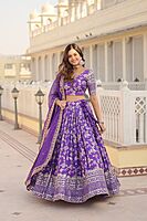 P330: Beautiful Designer Dola Silk Lehanga Sets