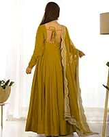 B1998: Beautiful Georgette Frocks With Duppata