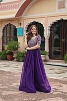 B2091: Beautiful Georgette Long Frocks