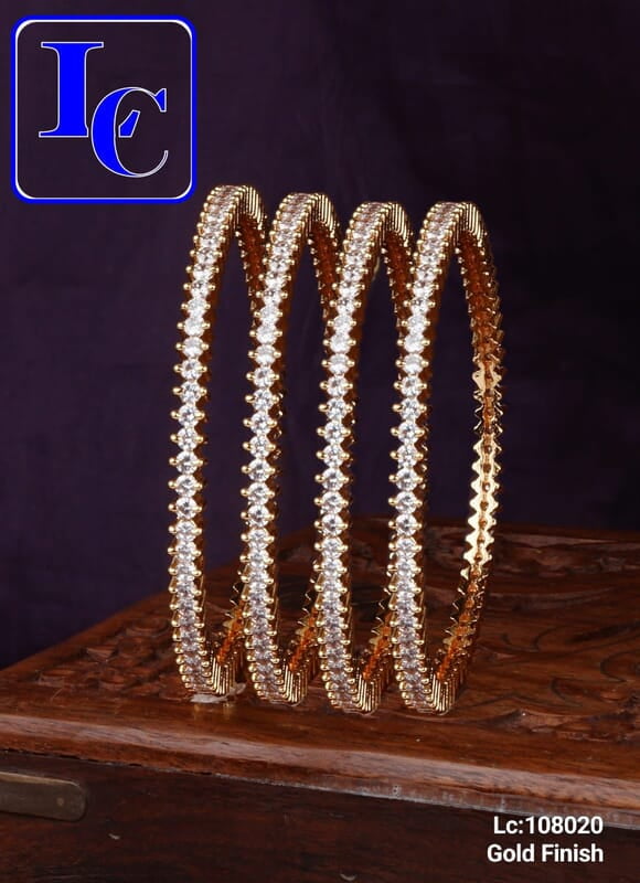 V93: Beautiful Gold Finish Bangles