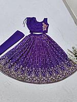 P172: Beautiful Designer Georgette Kids Lehenga Set P172: Beautiful Designer Georgette Kids Lehenga Set