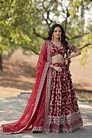 P330: Beautiful Designer Dola Silk Lehanga Sets