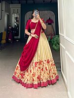 V506: Beautiful Dola Silk Lehanga Sets