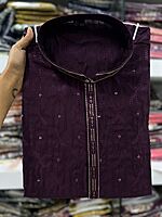 V792:Beautiful Embroidery Sequins Work Men's Kurta Pyjama Sets V792:Beautiful Embroidery Sequins Work Men's Kurta Pyjama Sets