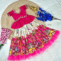 P331: Beautiful Chinnon Silk Lehanga Set P331: Beautiful Chinnon Silk Lehanga Set