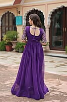 B2091: Beautiful Georgette Long Frocks