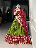 P553: Beautiful Dola Silk Lehenga  Sets
