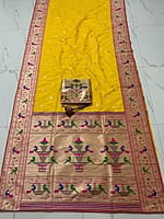 B123: Soft Silk Paithani Sarees