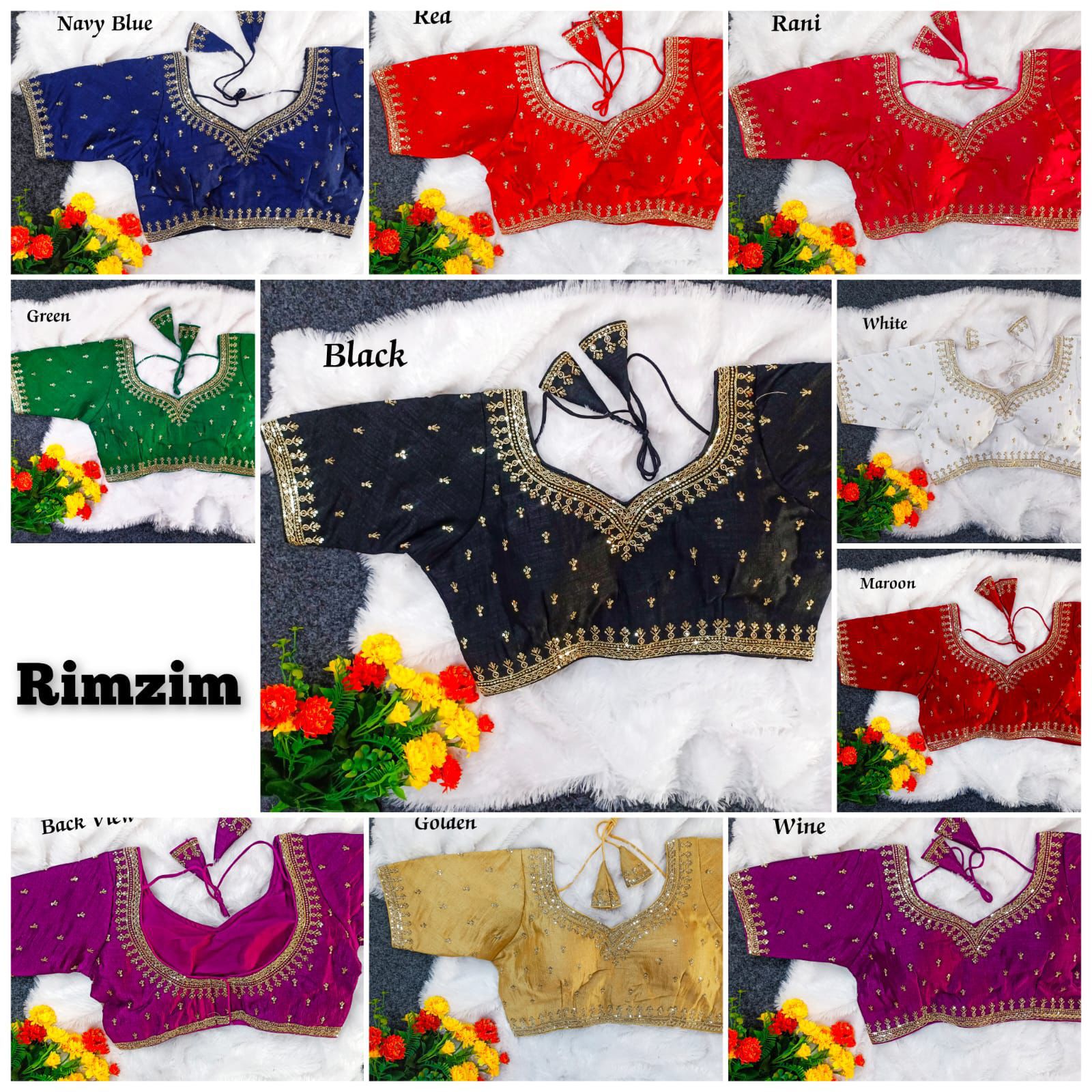 V611: Beautiful Readymade Blouses V611: Beautiful Readymade Blouses