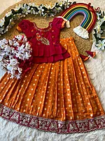 P700: Beautiful Banarasi Silk Lehanga Sets