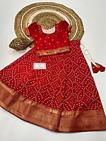 P174: Beautiful Bandini Kids Lehenga Sets P174: Beautiful Bandini Kids Lehenga Sets