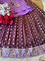 P700: Beautiful Banarasi Silk Lehanga Sets