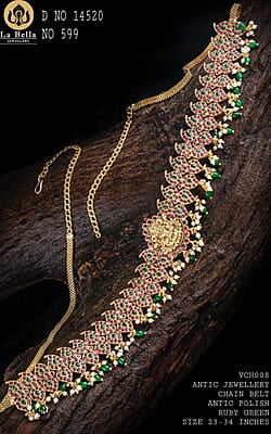 V66: Beautiful Antic Polish Waist Chain