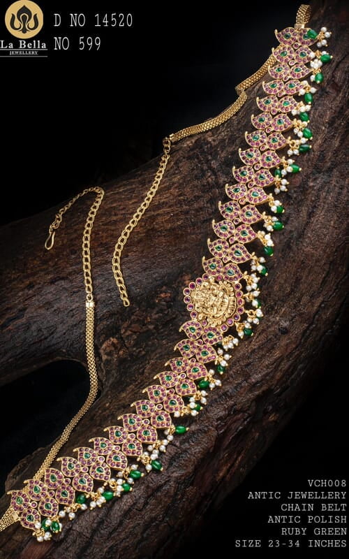 V66: Beautiful Antic Polish Waist Chain