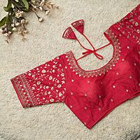 V668:Beautiful Readymade Embroidery Work Blouses