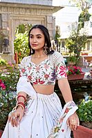 V512:Beautiful Designer Georgette Lehanga Set