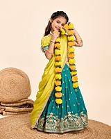 P176: Beautiful Soft Chinnon Silk Lehanga Sets P176: Beautiful Soft Chinnon Silk Lehanga Sets