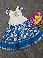P337: Beautiful Dola Silk Kids Lehenga Sets P337: Beautiful Dola Silk Kids Lehenga Sets