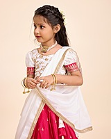 P176: Beautiful Soft Chinnon Silk Lehanga Sets P176: Beautiful Soft Chinnon Silk Lehanga Sets