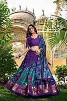 V180: Beautiful Dola silk Lehanga sets