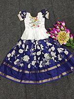 P337: Beautiful Dola Silk Kids Lehenga Sets P337: Beautiful Dola Silk Kids Lehenga Sets