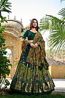 V180: Beautiful Dola silk Lehanga sets