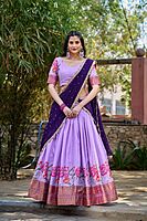 P555: Beautiful Soft Silk Lehenga Sets
